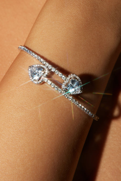 Diamond Heart Bracelet