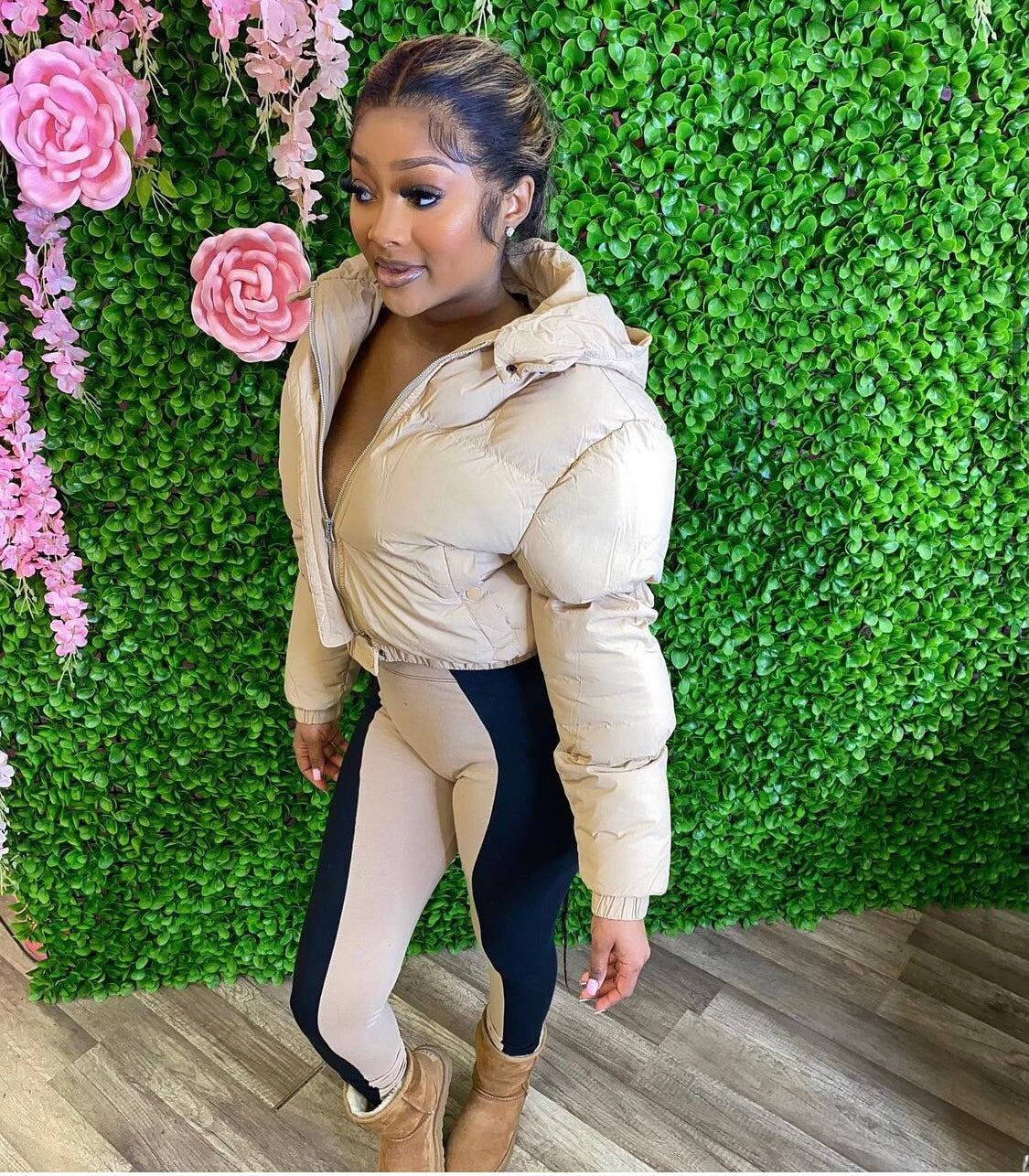 Puffer Jacket (taupe)