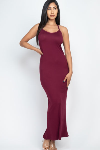 Maxi Dress (Burgundy)