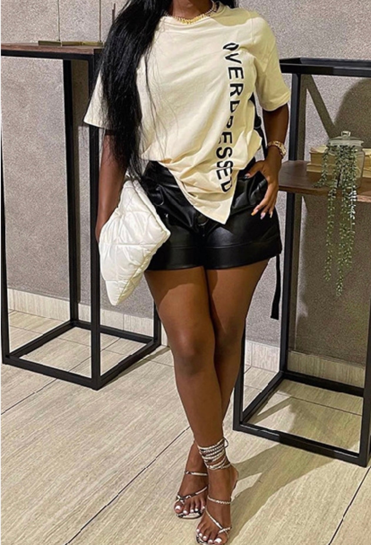 Overdressed Printed Shirt (Off White)