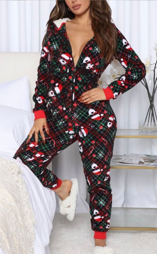 Christmas Onesie w/Hood