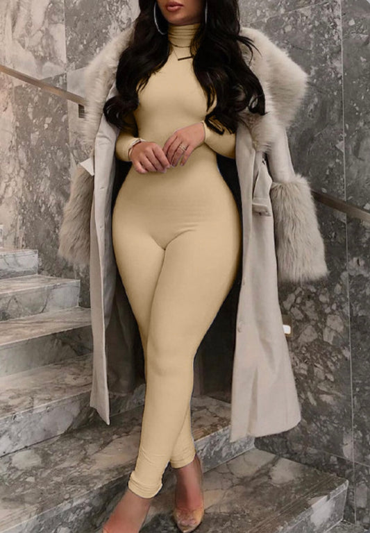 Baddie Jumpsuit (Khaki)